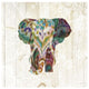 "Boho Paisley Elephant III" Digital Paper Print by Danhui Nai, 32"x32"