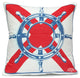 Ship's Wheel Pillow, Americana