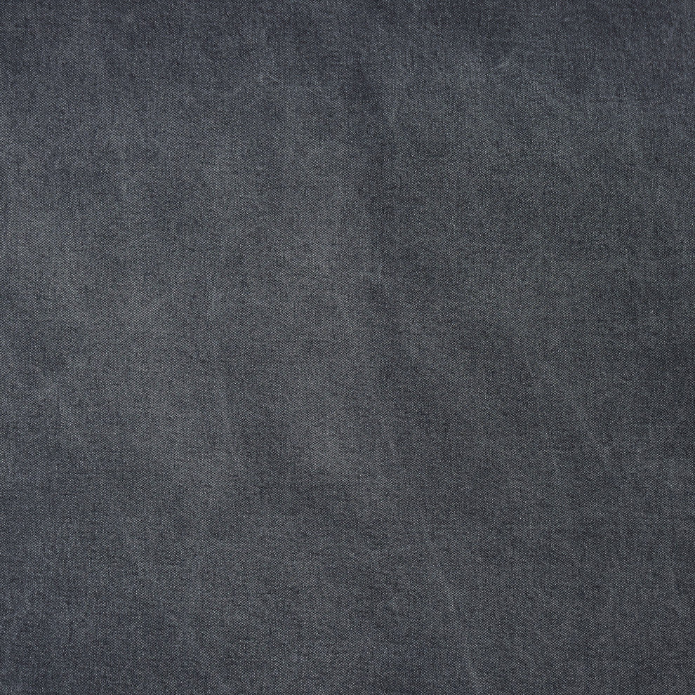 Stonewashed Cotton Canvas Duvet Cover Set, 3PC, Charcoal, Super King