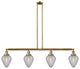 INNOVATIONS LIGHTING 214-BB-G165 Geneseo 4 Light Island Light