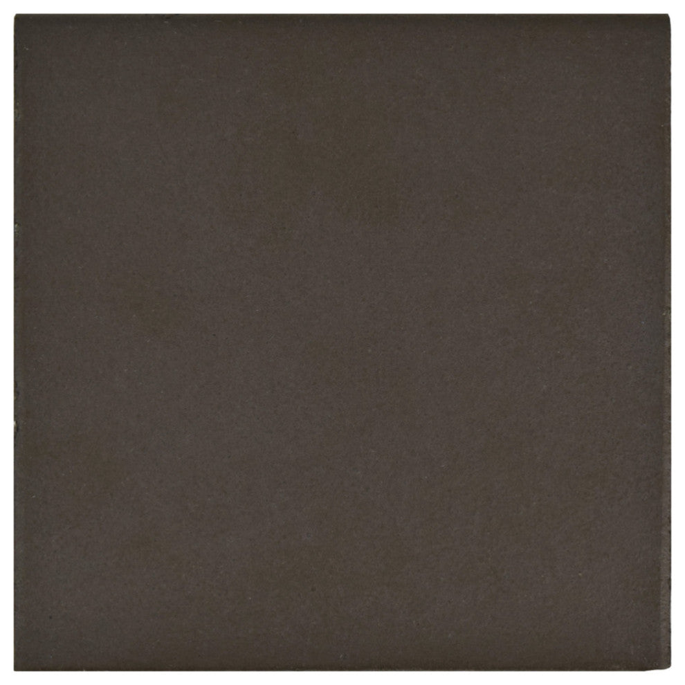 Quarry Bullnose Black Ceramic Floor and Wall Trim