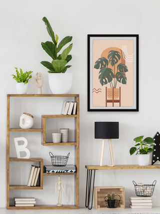 "Plant Connection" Framed Painting Print, 12x18