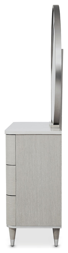 Eclipse Dresser and Mirror - Moonlight Gray