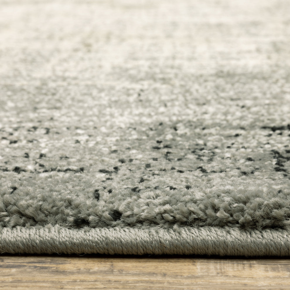 Sarasota Abstract Ombre Indoor Area Rug, Grey, 2' x 3'