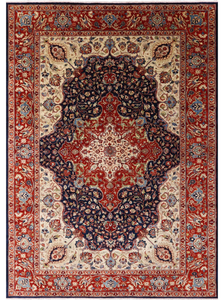 Fine Persian Kashan Hand-Knotted Wool Rug 10' 0" X 13' 8" - Q13752