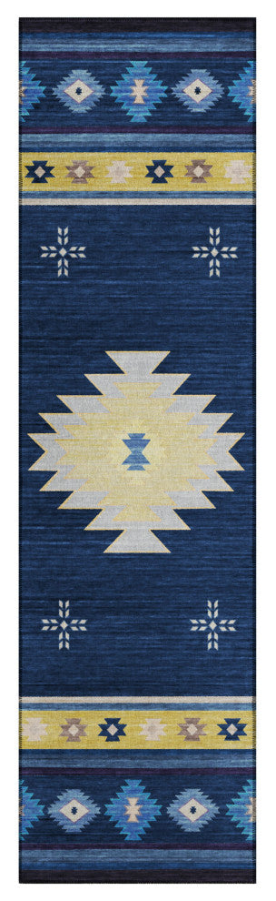 Addison Rugs Sonora ASO34 Blue 2'3"x7'6" Rug