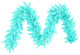 Vickerman K161015Led 9' Aqua Artificial Christmas Garland, Aqua Led Lights