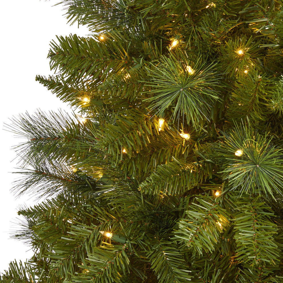 6' Mount Hood Spruce Christmas Tree/300 Warm White Lights/ 673 Bendable Branches