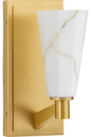 Tosca Collection One-Light Luxe Wall Bracket, Brushed Bronze
