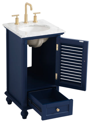 Home Living 19" Single Bathroom Vanity, Blue