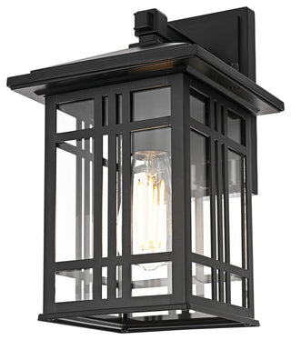 Home Living 13" Outdoor Wall sconce, Black