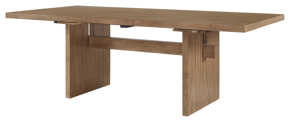 Coastal Wood Kitchen Table, Dining Table, Rectangular Table, Office Table, Brown