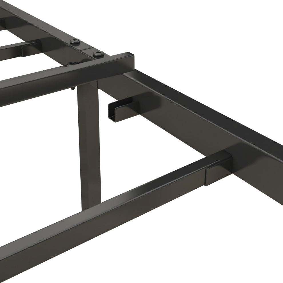 Gewnee Queen Size Bed Frame with Charging Station