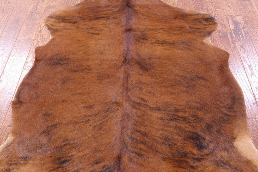Natural Cowhide Rug 6' 4" X 5' 9" C1892