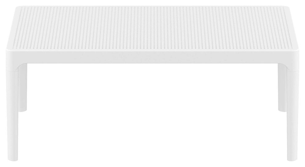 Compamia 39" Sky Lounge Table, White