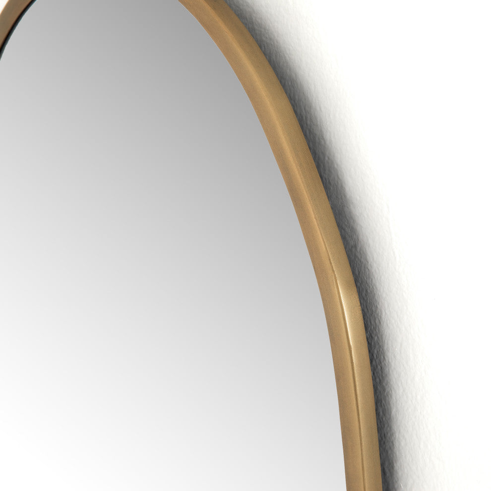 Brinley Mirror-Antique Brass
