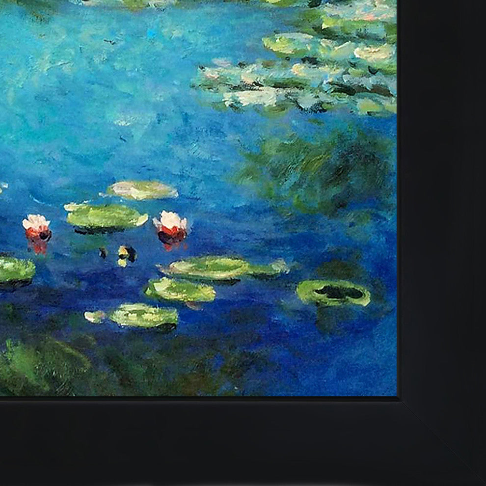 Water Lilies, New Age Black Frame 20"x24"