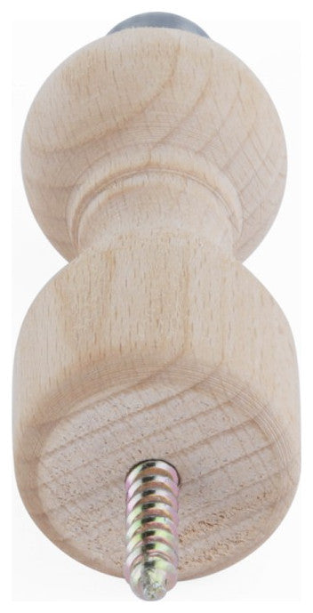 Door Stop Unfinished Solid Wood Empire Bumper Screw-in |