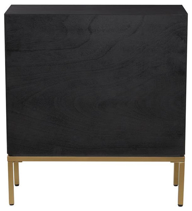 Bronze Wood Contemporary Cabinet