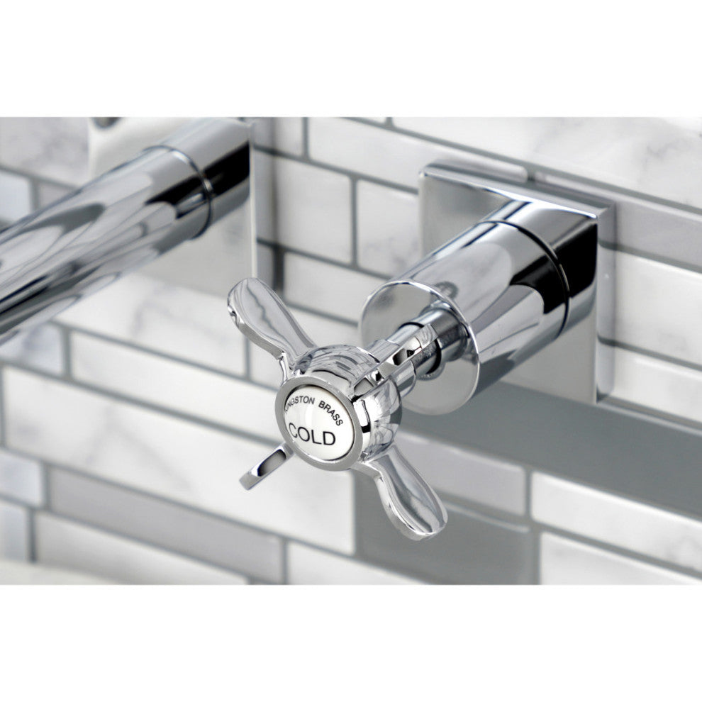 KS6021BEX Wall Mount Tub Faucet, Polished Chrome