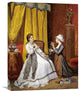 "Flowers For The Lady" Stretched Canvas Giclee by Auguste De Pinelli, 17"x22"