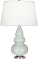 Small Triple Gourd Accent Lamp, Celadon