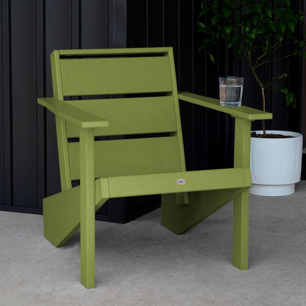 Haven Modern Adirondack Chair, Palm Green