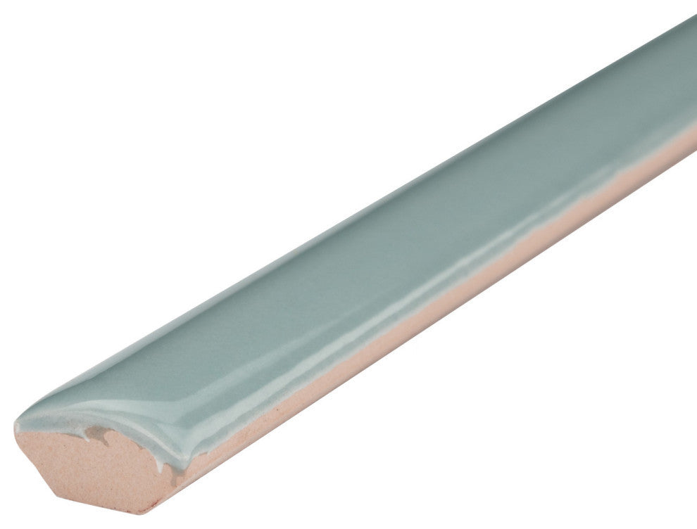 Chester Demi-Bullnose Acqua Ceramic Wall Trim