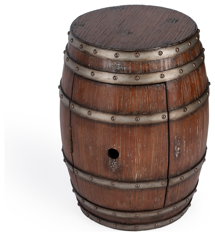 Butler Calumet Rustic Barrel Table
