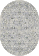 Ancient Garden Rug, 6'7"X9'6" Oval