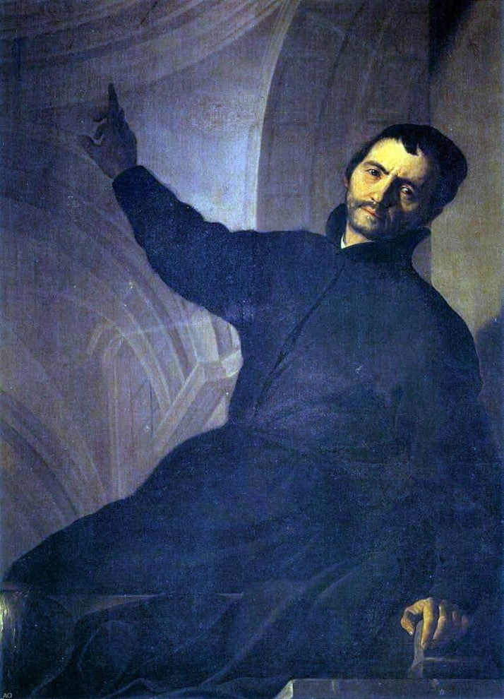 Andrea Pozzo Self-Portrait, Gallery Wrapped Canvas Print, 18"x27"