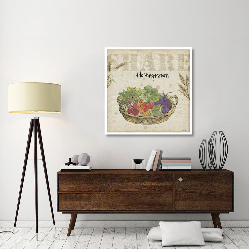 "Farmers Feast I" Digital Paper Print by Anne Tavoletti, 42"x42"
