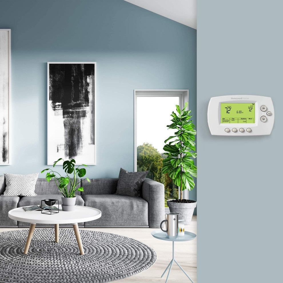 RTH6580WF Wi-Fi 7-Day Programmable Thermostat, Wi-Fi Thermostat + Leak Detector