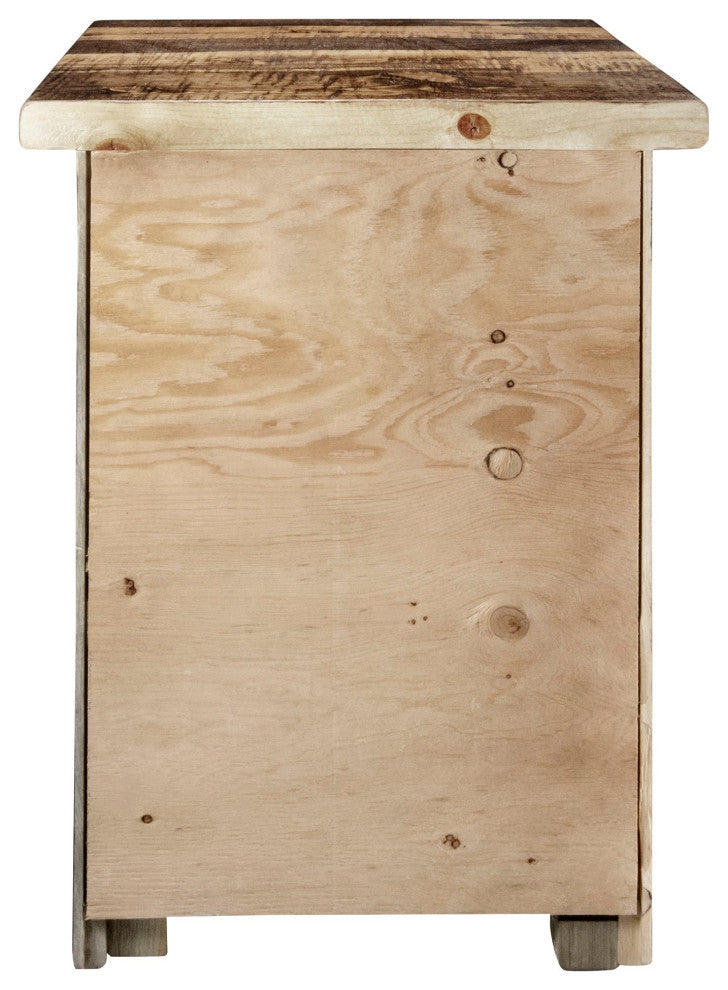 Big Sky Collection Rugged Sawn One Drawer Nightstand, Provincial Stain, 25"H