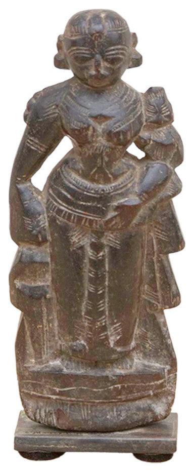 Antique Indian Carved Altar Figure