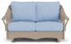 Lloyd Flanders Nantucket Loveseat Glider, French Beige, Demo Skyway