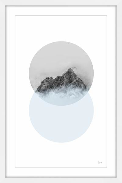 "On Top of the World" Framed Painting Print, 12"x18"