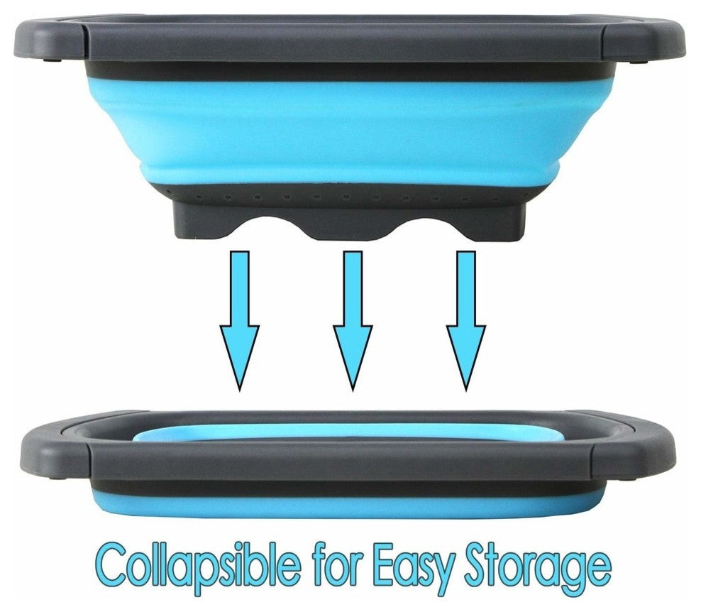 36" Apron Stainless Steel Curve Front Single Bowl Kitchen Sink With Colanders