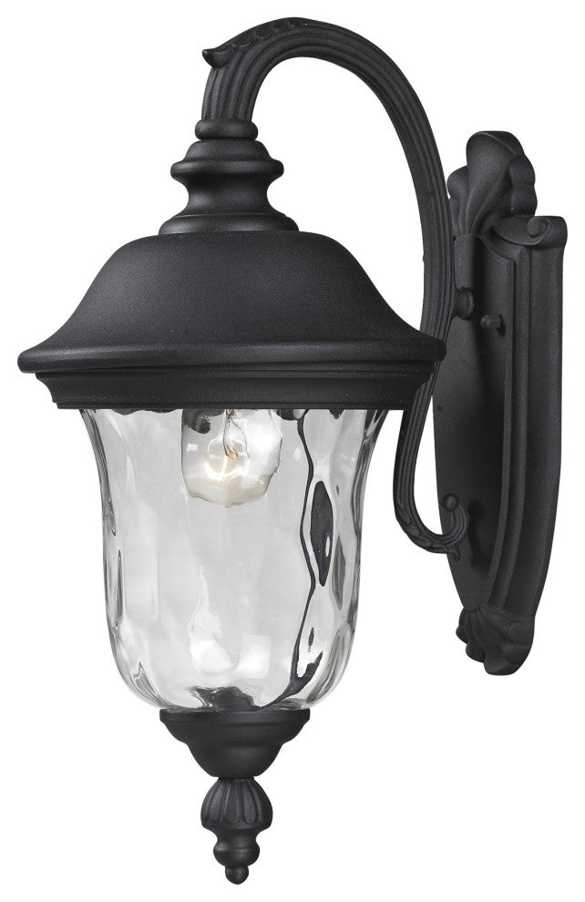 Z-Lite 534S Armstrong 15" Tall 1 Light Wall Sconce - Black