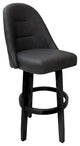 Swivel Counter 26" 30" Extra Tall 34" Wood Bar Stool M-235 Vivian Base, Grey
