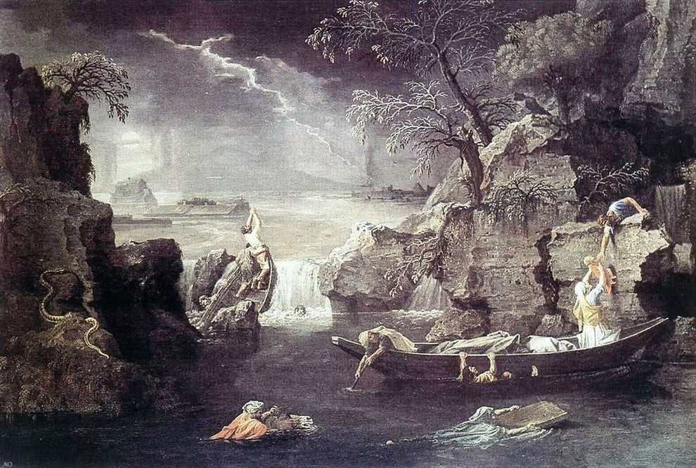 Nicolas Poussin Winter Wall Decal