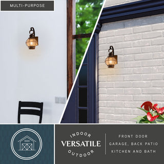 Chatham 6.5" Outdoor Wall Light Burnished Bronze
