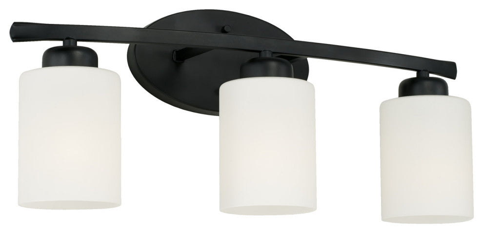 Capital Lighting 115231-338 Dixon 3 Light 21"W Bathroom Vanity - Matte Black