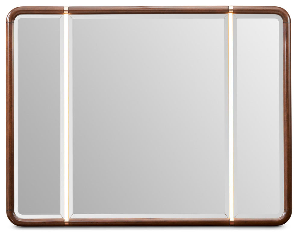 Mason Park Dresser with Mirror, Umber Brown