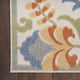 Nourison Aloha 7'10" x 10'6" Ivory Blue Outdoor Area Rug