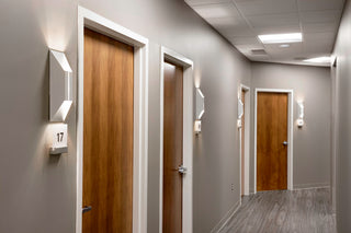 Summit LED Sconce, White/Silver, 120v