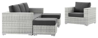 Convene 4-Piece Outdoor Patio Set - Light Gray Charcoal