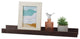 Edge 23" Photo Frame Floating Wall Shelf, Brown