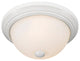 2 Light 11" White Flushmount