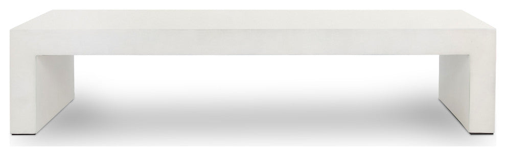 Parish Coffee Table-White Concrete